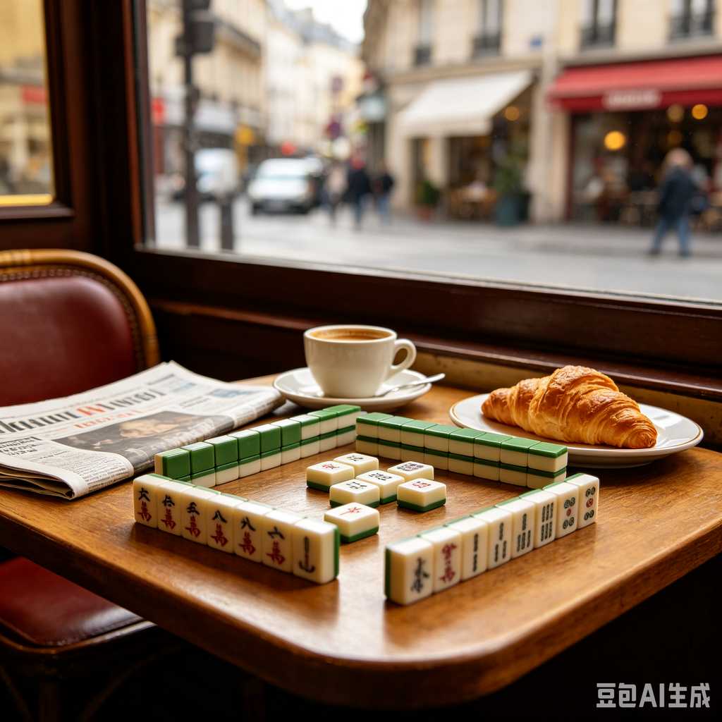 glossy mahjong tiles