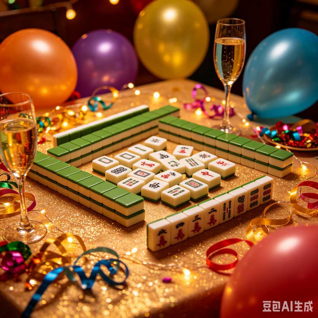 cute mini mahjong tiles set